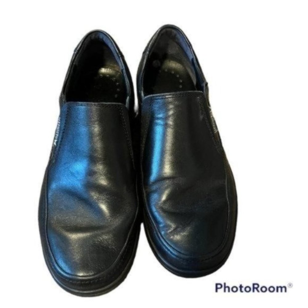 Mephisto Soft Air Jet Kori Black Flat Loafer Womens Size 8